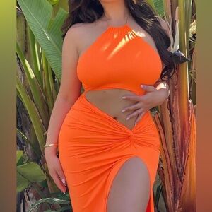 Gonna Love You Anyway Maxi Dress - Orange